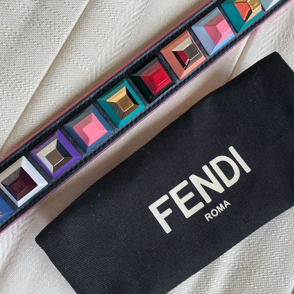 NWT Fendi "Strap You" Mini Stud Embellished Strap - Picture 2 of 8